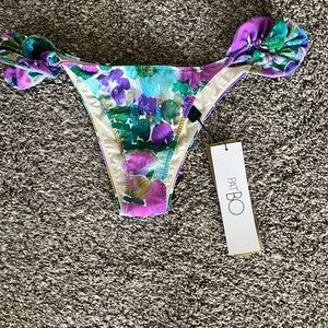 PatBO Gabi Ruffle Bikini Bottom NWT L
